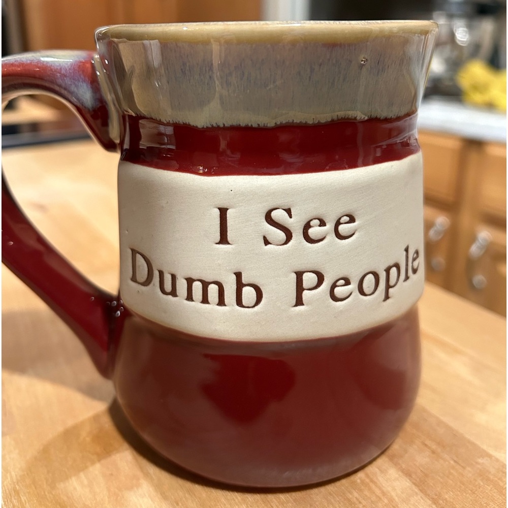 Large ceramic coffee mug